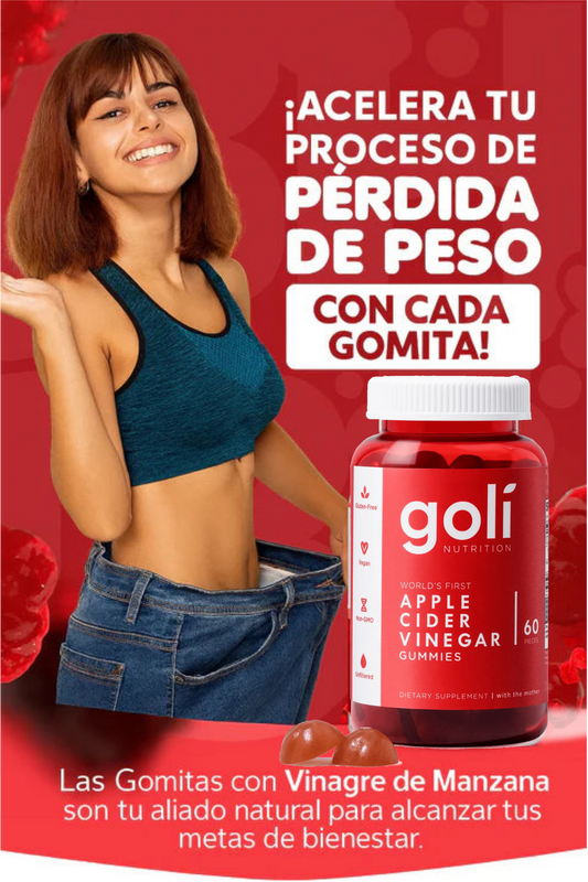 GOMITAS GOLI VINAGRE DE MANZANA OFERTA 2X1